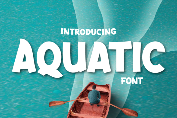Aquatic Font: A Playful Choice for Modern Design