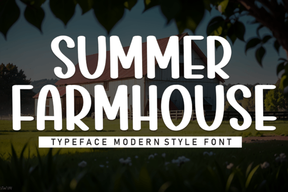 Elevate Your Visuals with the Summer Farmhouse Font