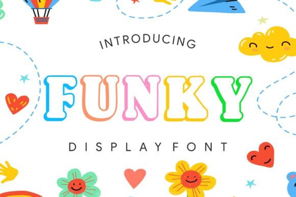 Funky: The Playful Display Font for Modern Design