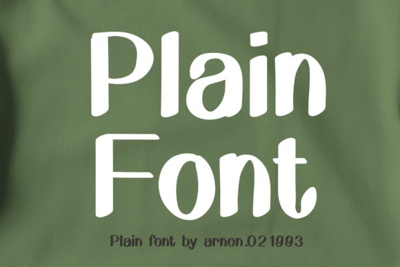 Plain: A Friendly Font for Modern Design