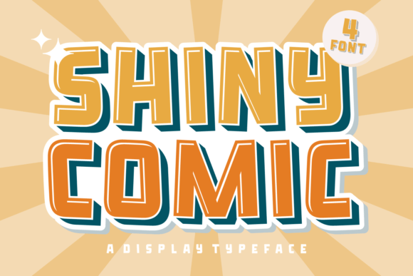 Shiny Comic: A Playfully Nostalgic Display Font for Modern Design